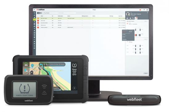 Monitorización de neumáticos Webfleet-Bridgestone