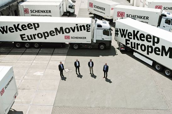 Campaña #WeKeepEuropeMoving de DB Schenker