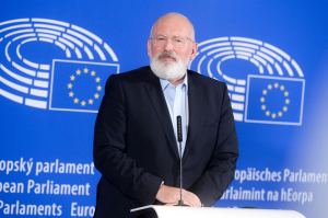 El vicepresidente de la Comisión Europea, Frans Timmermans