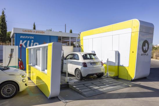 Estación de intercambio de baterías de Repsol