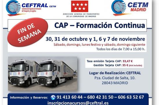 Curso CAP  de CEFTRAL