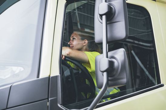 Conductora de camión