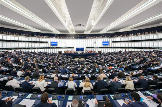 Vista del Parlamento Europeo en sesión plenaria