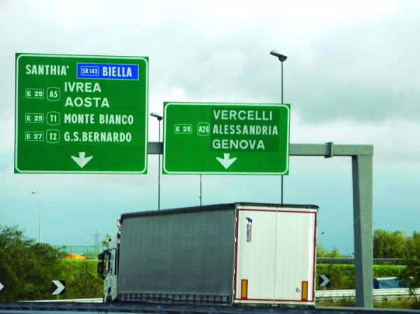 Autopista italiana