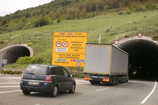 Carretera N-121 en Navarra