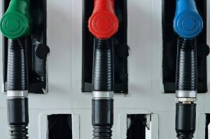 Gasolinera con combustible diesel