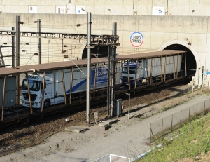 Tren lanzadera de Eurotunnel