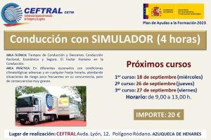 Curso conducción con simulador de CEFTRAL