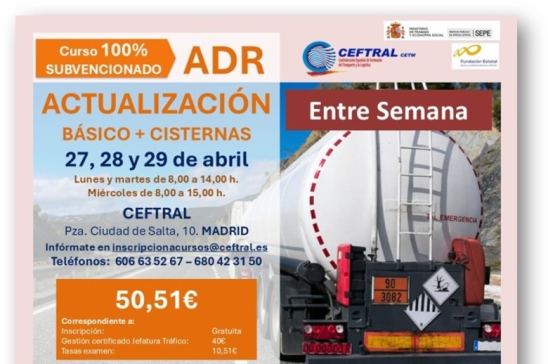 Ceftral Curso ADR 100% subvencionado