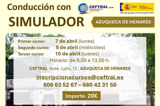 Curso CEFTRAL de conducción con simulador