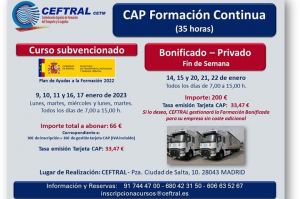 Cursos CAP de CEFTRAL