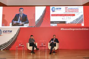 Toni Nadal, durante su intervención en el Congreso de Transporte de la CETM