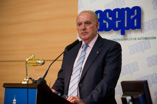 Francisco Aparicio, presidente de ASEPA y el INSIA 