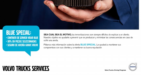 Oferta &quot;Blue Special&quot; de Volvo Trucks