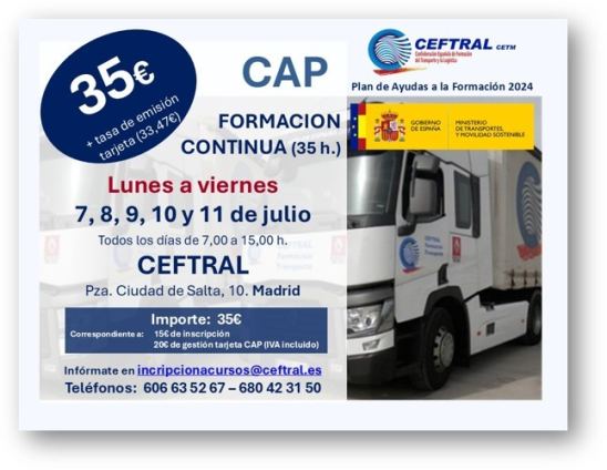 Curso CAP de CEFTRAL