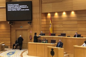 Moción en el Senado sobre el transporte de mercancías por carretera