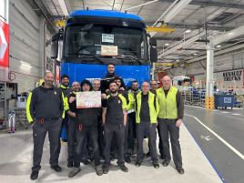 La planta de Renault Trucks en Bourg-en-Bresse fabrica el camión un millón