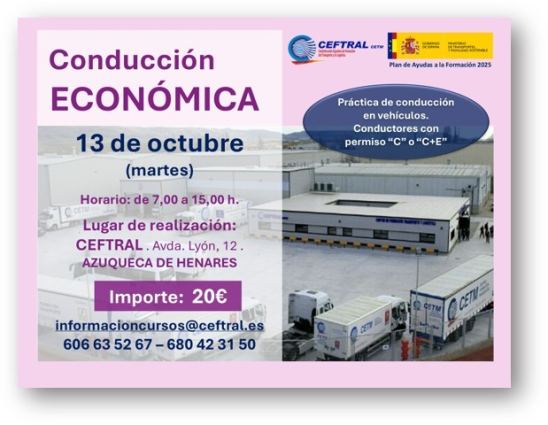 CEFTRAL organiza un curso de Conducción Económica