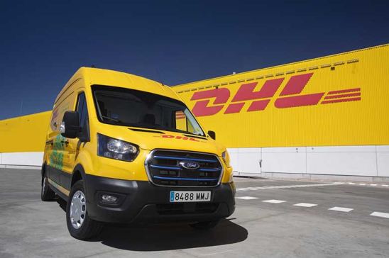 Furgoneta Ford Pro para DHL Express España