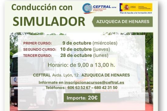 Curso conducción con simulador de CEFTRAL