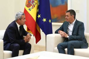 Josep María Recasens y Pedro Sánchez