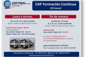 Cursos CAP de CEFTRAL