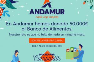 Campaña Andamur recogida de alimentos