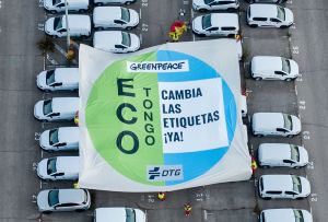 Campaña Greenpeace sobre las etiquetas ambientales de la DGT