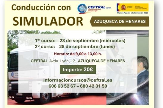 Nuevos cursos de conducción con simulador en Azuqueca de Henares