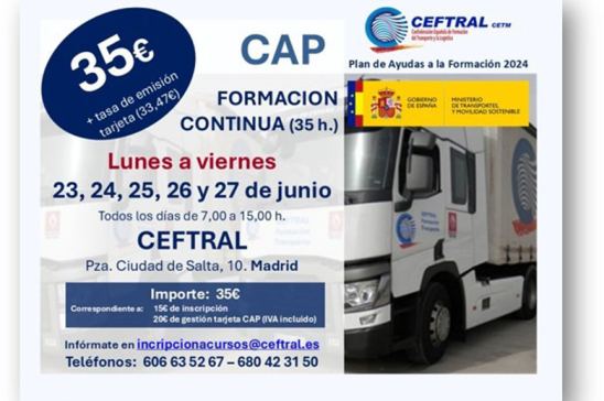 Cursos CAP de CEFTRAL