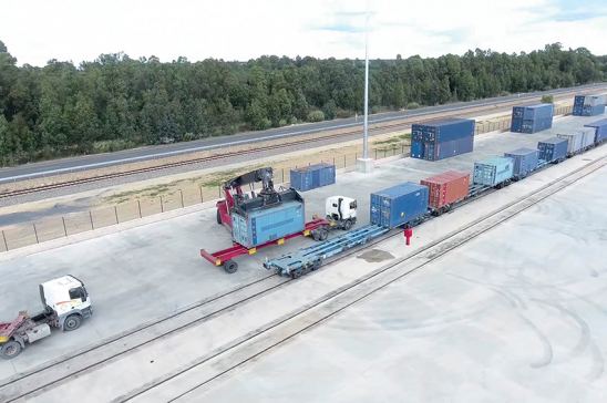 Cómo subir el camión al tren