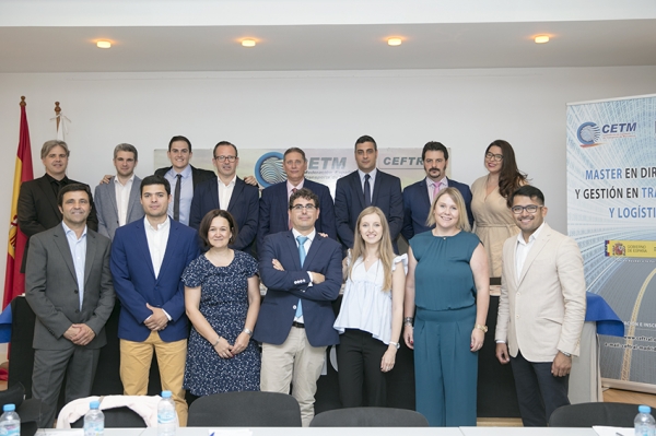 Alumnos del Master en Dirección y Gestión de Transporte y Logística 2018