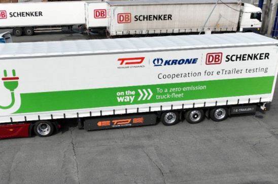 DB Schenker prueba el eTrailer