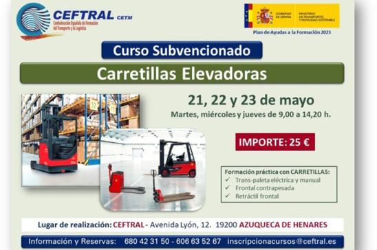 Curso CEFTRAL de carretillas elevadoras