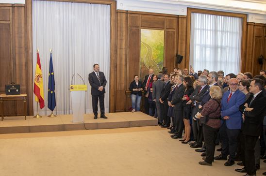 Toma de posesión de José Luis Ábalos como ministro de Transportes, Movilidad y Agenda Urbana