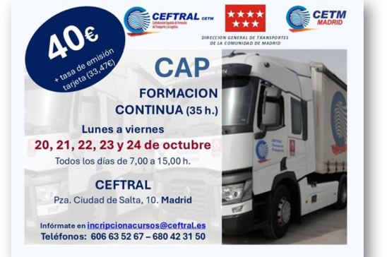 Curso CAP de CEFTRAL