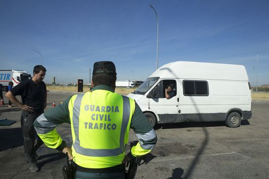 Campaña de control a furgonetas