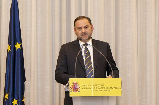 José Luis Ábalos ministro de Transportes, Movilidad y Agenda Urbana