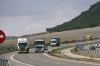 Camiones en carretera