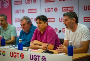 Sindicatos UGT y CCOO de transporte