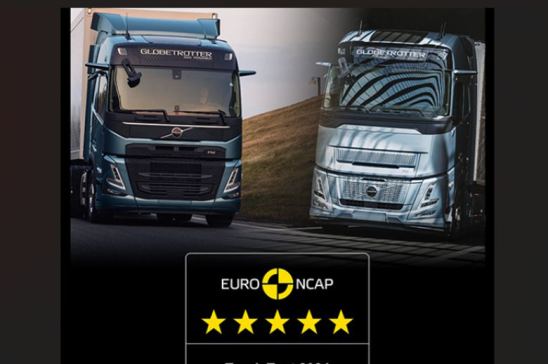 Cinco estrellas Euro NCAP para Volvo Trucks 