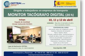 Curso tacógrafo digital de CEFTRAL