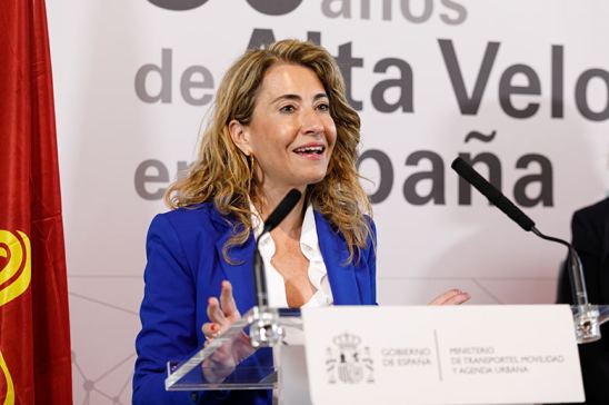 La ministra de Transportes, Raquel Sánchez