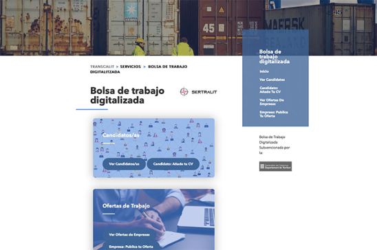 Bolsa de trabajo de Transcalit