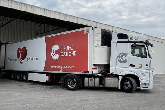 Camion solidario de Caliche