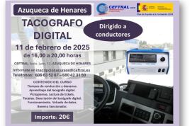 Curso CEFTRAL de tacógrafo digital para febrero