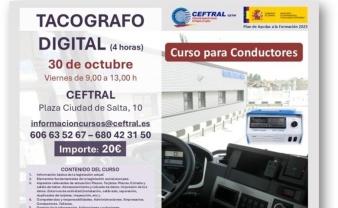 Curso para conductores: Tacógrafo Digital
