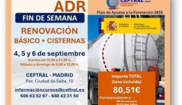 CEFTRAL impartirá un curso de renovación ADR en Madrid