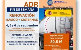 CEFTRAL impartirá un curso de renovación ADR en Madrid