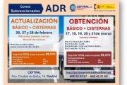 Cursos de actualización y obtención ADR de CEFTRAL para febrero y marzo